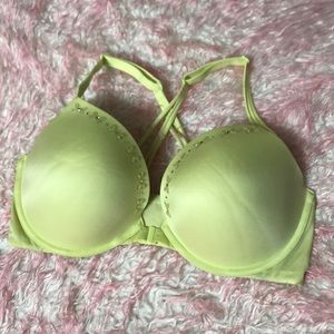 Victoria’s Secret yellow very sexy pushup bra 36DD